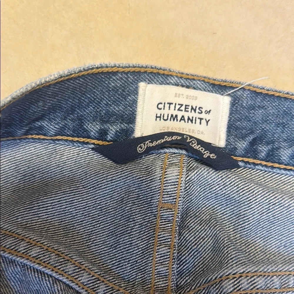 Citizens of Humanity Eva High Rise Distressed Blue Jeans size 27 - Picture 7 of 12